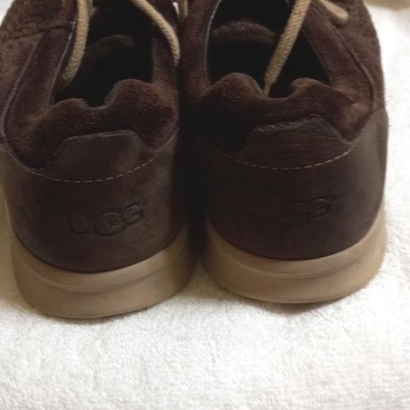 UGG Lace-Up Shoes ENERG Treadlite Brown Suede Sz 11 - Picture 4 of 15